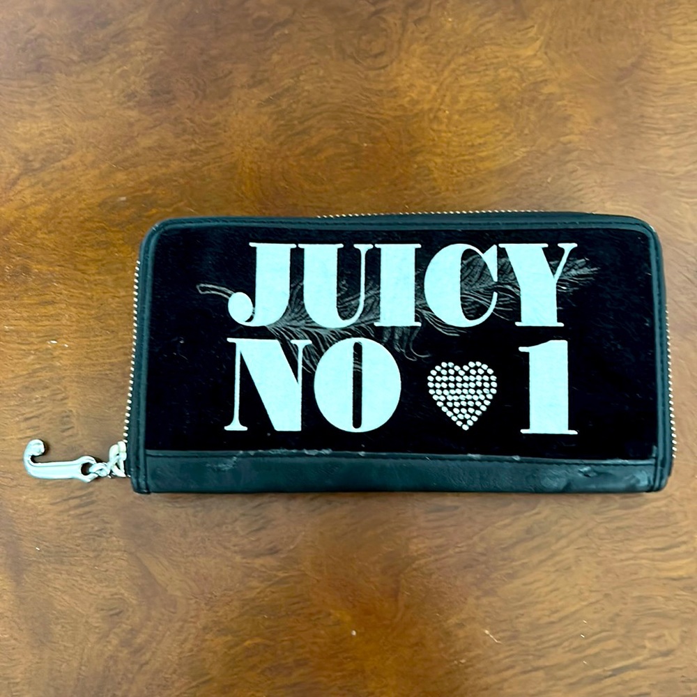 Juicy Couture Juicy No 1 black/silver wallet